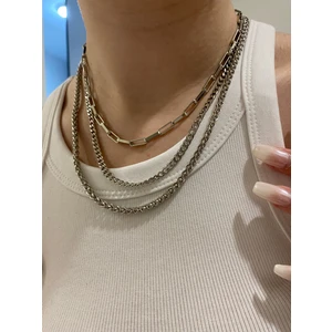 Kadın El Yapımı Üçlü Kolye Seti