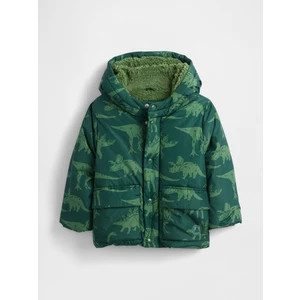 Erkek Bebek Yeşil Cozy Puffer Şişme Mont