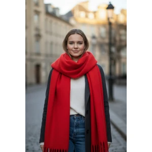 Puffy  Yumuşak Dokulu Kadın Atkı Şal Omuz Şalı