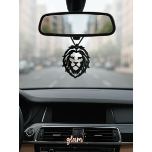 Araba Dikiz Aynası Süsü, Asi Aslan Burcu & Galatasaray Cimbom Taraftar Araç Dekor, Pla Materyal