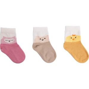 Hellobaby Kız Bebek 3lü Soket Çorap