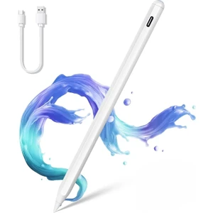 M.TK Moveteck Samsung Galaxy P610 S6 Lite 10.4 Inç Uyumlu Android Tablet Kalemi Pencil Dokunmatik Kalem Stylus Yazı Çizim Alüminyum Kasa Teknik Kalem