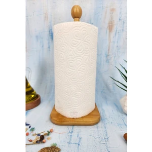 Bambu Kağıt Havluluk, Rulo Kağıt Havlu Tutacağı, Dekoratif Peçetelik Kare