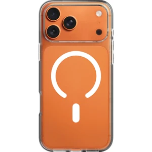 Caseart Apple iPhone 17 Pro ile Uyumlu Kapak Magsafe Kablosuz Şarj Destekli Şeffaf Silikon Kılıf