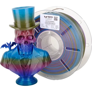 APEX3D Tech Rainbow Pla+ Filament - Cosmic Nebula, 1kg, 1.75MM