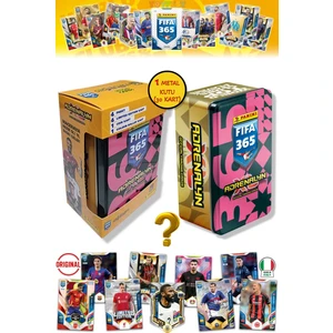 Panini Fifa 2026 Metal Kutulu Futbolcu Kartları (24 Core 4 Le 1 Coin 1 Golden Kart) - Siyah Pembe