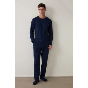 Lacivert Erkek Cepli Pijama Takımı