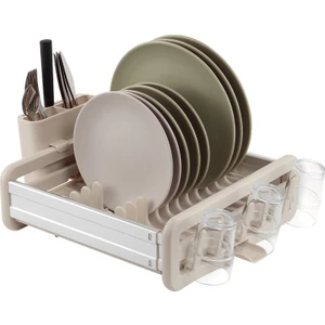 Nora Aliminyum Gövdeli Krem Bulaşıklık