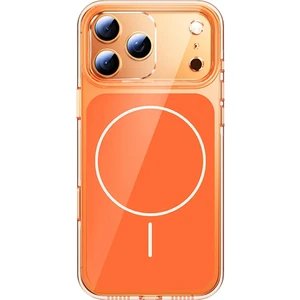 Apple iPhone 17 Pro Max Kılıf Redclick M-Safe Şarj Özellikli Şeffaf Kamera Kontrol Butonlu Lugano Kapak