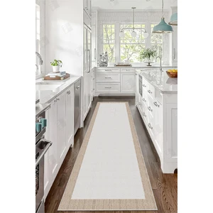 Bazaar Forum Pamuk Taban Dijital Baskı Kaymaz Tüy Dökmeyen Makinada Yıkanabilir Salon Halısı Mutfak Halısı