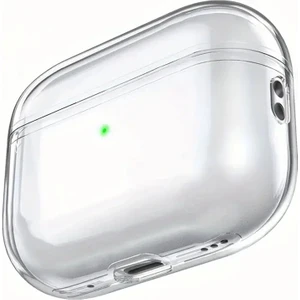 Apple Airpods 4. Nesil ile uyumlu Kılıf Kristal Silikon Şeffaf Case