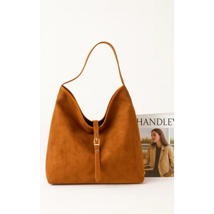 Lüks Süet Salaş Omuz Çantası Dilli