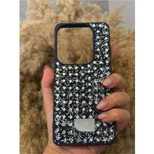 Infinix Hot 40 Uyumlu Kılıf Kamera Koruma Çıkıntılı Parlak Taşlı Şık Görünümlü Lüx Kapak