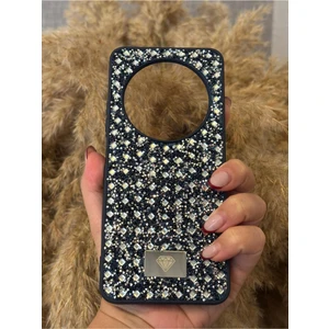 Xiaomi Redmi 14C Uyumlu Kılıf Kamera Koruma Çıkıntılı Parlak Taşlı Şık Görünümlü Lüx Kapak