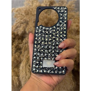 Tecno Camon 30 Uyumlu Kılıf Kamera Koruma Çıkıntılı Parlak Taşlı Şık Görünümlü Lüx Kapak