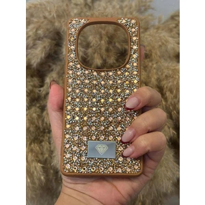 Xiaomi Redmi Note 14 Pro Plus Uyumlu Kamera Koruma Çıkıntılı Parlak Taşlı Şık Görünümlü Lüx Kapak