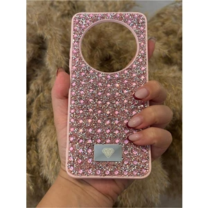 Xiaomi Redmi 14C Uyumlu Kılıf Kamera Koruma Çıkıntılı Parlak Taşlı Şık Görünümlü Lüx Kapak