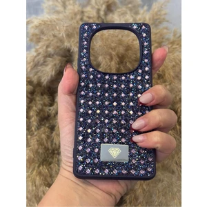 Xiaomi Redmi Note 14 Pro Plus Uyumlu Kamera Koruma Çıkıntılı Parlak Taşlı Şık Görünümlü Lüx Kapak