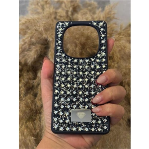 Xiaomi Redmi Note 14 Pro Plus Uyumlu Kamera Koruma Çıkıntılı Parlak Taşlı Şık Görünümlü Lüx Kapak