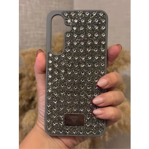 Samsung Galaxy A17 Uyumlu Kılıf Kamera Koruma Çıkıntılı Parlak Taşlı Şık Görünümlü Lüx Kapak