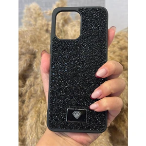 Xiaomi Redmi 12 Uyumlu Kılıf Kamera Koruma Çıkıntılı Parlak Taşlı Şık Görünümlü Lüx Kapak