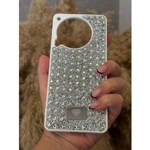 Tecno Camon 30 Uyumlu Kılıf Kamera Koruma Çıkıntılı Parlak Taşlı Şık Görünümlü Lüx Kapak