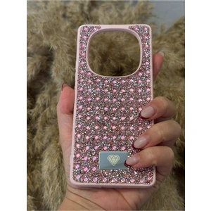 Xiaomi Redmi Note 14 Pro Plus Uyumlu Kamera Koruma Çıkıntılı Parlak Taşlı Şık Görünümlü Lüx Kapak