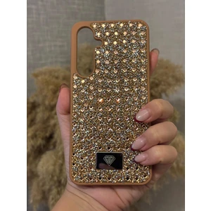 Samsung Galaxy A36 Uyumlu Kılıf Kamera Koruma Çıkıntılı Parlak Taşlı Şık Görünümlü Lüx Kapak