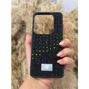 Infinix Hot 40 Uyumlu Kılıf Kamera Koruma Çıkıntılı Parlak Taşlı Şık Görünümlü Lüx Kapak