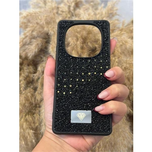 Xiaomi Redmi Note 14 Pro Plus Uyumlu Kamera Koruma Çıkıntılı Parlak Taşlı Şık Görünümlü Lüx Kapak