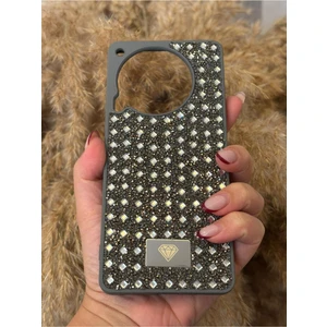 Tecno Camon 30 Uyumlu Kılıf Kamera Koruma Çıkıntılı Parlak Taşlı Şık Görünümlü Lüx Kapak