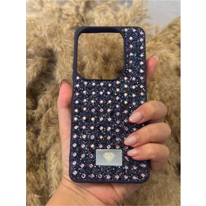 Infinix Hot 40 Uyumlu Kılıf Kamera Koruma Çıkıntılı Parlak Taşlı Şık Görünümlü Lüx Kapak