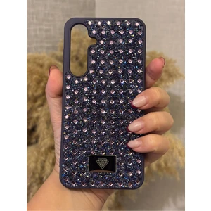 Samsung Galaxy A16 Uyumlu Kılıf Kamera Koruma Çıkıntılı Parlak Taşlı Şık Görünümlü Lüx Kapak
