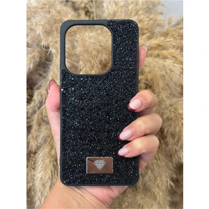 Infinix Smart 8 Uyumlu Kılıf Kamera Koruma Çıkıntılı Parlak Taşlı Şık Görünümlü Lüx Kapak