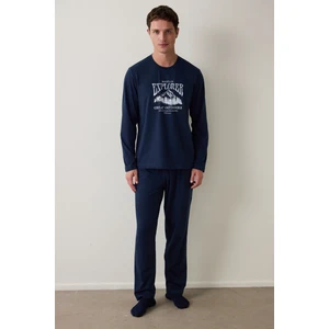 Erkek Everest Oversize Uzun Kollu Pijama Takımı