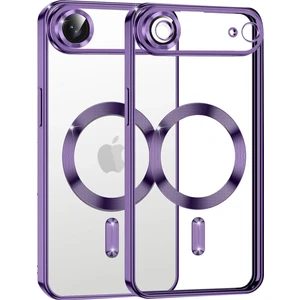 Apple iPhone 17 Air Için Magsafe ile Uyumlu Kılıf Kamera Lensli Korumalı Şeffaf Silikon Kapak