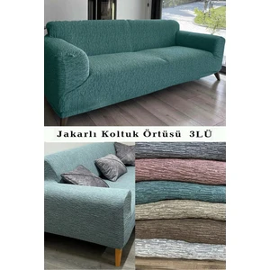 Jakarlı Koltuk Örtüsü , Kanepe Örtüsü ,chester Örtüsü Koltuk Kılıfı 3 Kişilik Bir Adet