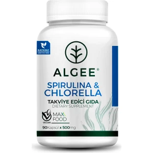 Spirulina & Chlorella Kapsül 500 Mg x 90 Adet