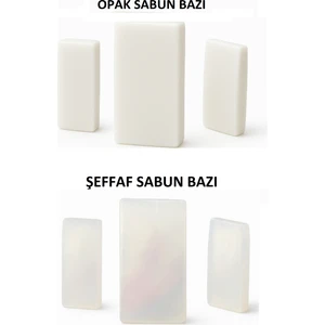 Şeffaf Sabun Bazı 1 kg Opak Sabun Bazı 1 kg Yüksek Miktarda Gliserin Içerir