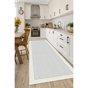 Bazaar Forum Pamuk Taban Dijital Baskı Kaymaz Tüy Dökmeyen Makinada Yıkanabilir Salon Halısı Mutfak Halısı