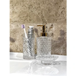 Banyo Sıvı Sabunluk Cam Seti 3’lü
