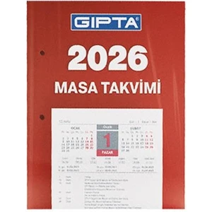 2026 Blok Masa Takvimi 10X13 cm