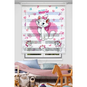  Kedicik Baskılı Plise Pano Perde - Dijital Baskılı Zebra Stor Perde