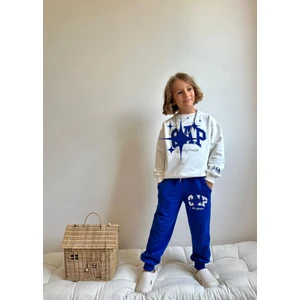 Sacro Kids Işlemeli Baskili 2 Iplik Sweatshirt-Eşofman Altı Mevsimlik Erkek Çocuk Takım