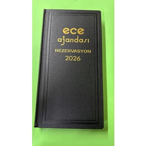 Ajanda 2026 Rezervasyon Ajandası 17X33 Avrasya