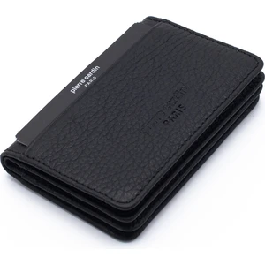 Pierre Cardin Siyah Unisex Deri Kartlık 0188S3L