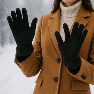 Kadın Polar Kışlık Eldiven - Yumuşak, Sıcak Tutan, Soğuk Geçirmez Termal Eldiven