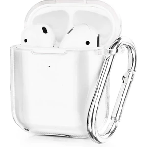 Apple Airpods 1. / 2. Nesil ile uyumlu Kılıf Kristal Silikon Şeffaf Case