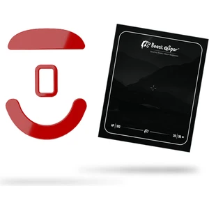 Attack Shark X3 / X3 Pro - Mouse Skate Red Edition %100 Ptfe