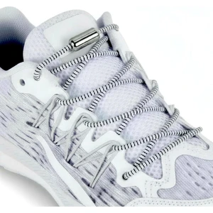 Srtfootcare Akıllı Vidalı Kilitli Elastik Outdoor Ayakkabı Bağcığı Yuvarlak 100CM (Siyah Nikel Vida) 1 Çift